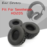 แผ่นรองหูฟัง Sennheiser สำหรับเปลี่ยนแผ่นรองหูฟังใน HD205แผ่นรองหูฟังหนัง PU โฟมฟองน้ำสำหรับจุกหูฟังสำหรับ