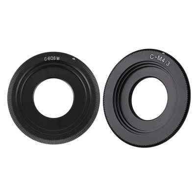 C Mount Lens for Micro-4/3 Adapter E-P2 E-P3 &amp; C-Mount Cine Movie Lens for Canon EOS M M2 M3 Camera Lens Adapter Ring