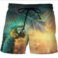 2023 newSummer Mans Beach Shorts Water Sports Short Pant 3D Print Loose Surfing Shorts Quick Dry Oversized Holiday Surf Board Swimsuit