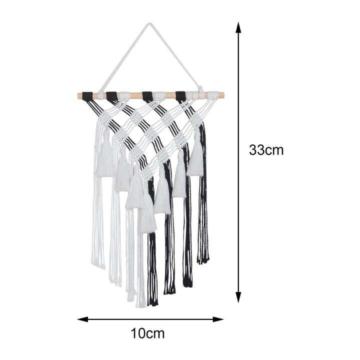 toolsnest-nordic-macrame-แขวนผนังผ้าปูแต่งพู่ศิลปะบนผนังโบฮีเมียนสำหรับการตกแต่งบ้าน