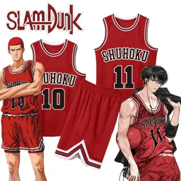 Slam Shohoku High School No 10 Hanamichi Sakuragi Cosplay Vest