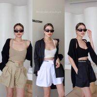 NEW IN! Style summer shorts??? (430฿ฟรีส่ง) กางเกงขาสั้น เอวสูงแต่งดีเทลพับขอบ และ ปักอักษร รอบนี้ทำขาสั้นมาให้สาวๆ glam