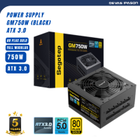 SEGOTEP POWER SUPPLY (อุปกรณ์จ่ายไฟ) GM750W ATX 3.0 (BLACK) 80 PLUS GOLD FULL MODULAR รับประกัน 5 ปี โดย Devas IPASON