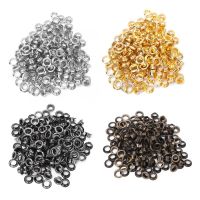 【CW】 100PCS 6mm Rivet Double-Sided Eyelet Grommet Hollow Clothing Shoe Snaps Accessories