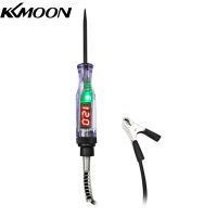 KKmoon เครื่องทดสอบวงจรหน้าจอดิจิตอลรถยนต์,แบบพกพา6 V 12 V 24 V เครื่องทดสอบวงจรรถบรรทุกปากกาทดสอบรถยนต์พร้อมสายสปริง2.8M