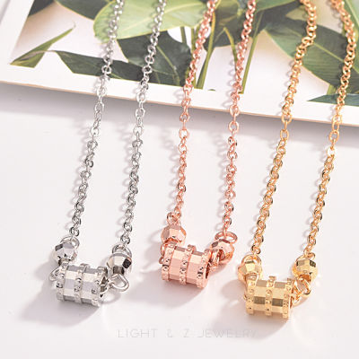 LIGHT &amp; Z Ins เครื่องประดับแฟชั่นฤดูร้อนหรูหราน้ำหนักเบาสร้อยข้อมือทอง18K ดีไซน์เรียบง่ายของขวัญคริสมาสต์เก๋ไก๋