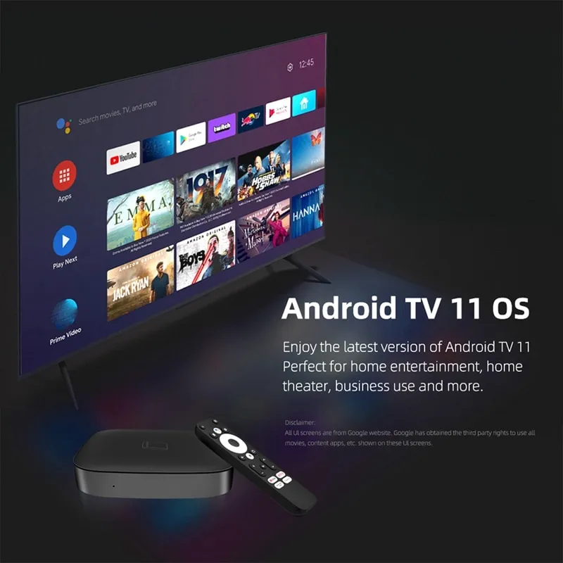 For Android 11 Tv Box Hako Pro Google Certified 2+16gb Ram 4k For Hd  Streaming Media Player 5g Eu P