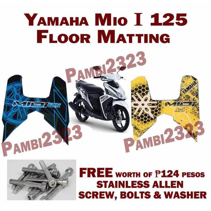 Yamaha Mio i 125 Matting m3 Mio i 125s footboard Lazada PH