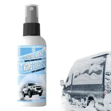 De Icer For Car Windshield Ice Melter For Car 100ml Fast Ice