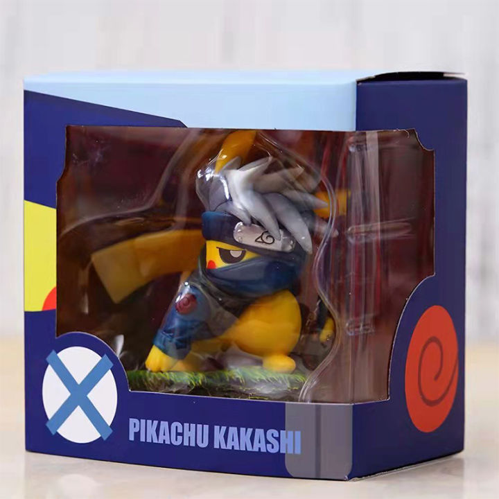 ใหม่-pokemon-อะนิเมะ10pvc-pikachu-คอสเพลย์-kakashi-ninja-action-figma-ตัวเลขของเล่นสำหรับ-boy-รุ่นเครื่องประดับจัดส่งฟรี-items