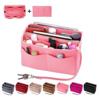 Smartconn Felt BAG Organizer พร้อมซิป,กระเป๋าใส่ Organizer,กระเป๋าถือและ Tote Shaper, 3 ขนาด