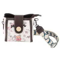 Summer Women Bag New Fashion Crossbody Bucket Bag All-Match Bear Graffiti Broadband Shoulder Small Square Bag