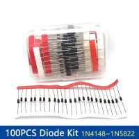 1N4148 1N4007 8 Value schottky diode Rectifier Diodes kit 1N5819 1N5399 1N5408 1N5822 FR107 FR207 Fast Switching Diode 100pcs