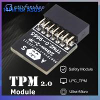 โมดูลการเข้ารหัสความปลอดภัยการเข้ารหัส2.0 TPM อินเตอร์เฟซ LPC โมดูลการเข้ารหัสโมดูลป้องกันเข้ารหัสข้อมูลสำหรับ ASUS /Msi/asrock