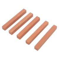 5Pcs 4 Inch Grinding Stone Fret Filing Sanding Cleaning Tool Set Fret Eraser for Guitar Bass Ukulele Mandolin Repair Maintenance(Orange)