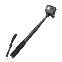 Baicai ห้องครัวอลูมิเนียมอัลลอยแบบพกพา Telescopic กล้องแอคชั่นแคมเมรา Selfie Stick Monopod สำหรับ GoPro