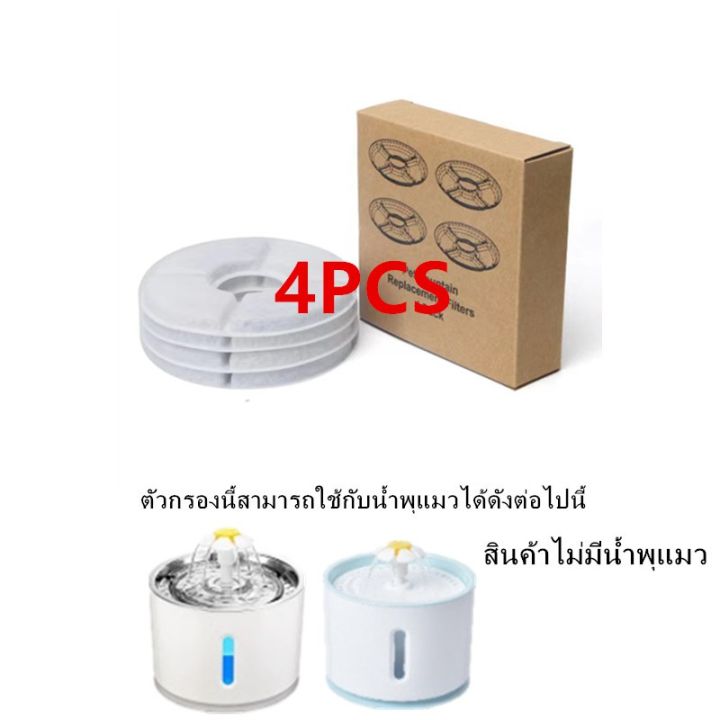 ส่งจากประเทศไทย-รุ่นต่างๆ-แผ่นกรองน้ําพุแมว-ไส้กรองน้ำพุแมว-ฟิลเตอร์น้ำพุแมว-อะไหล่น้ำพุแมว