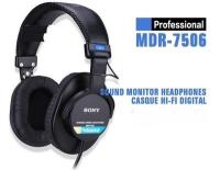 Sony MDR-7506 หูฟังมอนิเตอร์เสียงสําหรับเครื่องยนต์