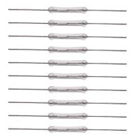 10 pcs Reed contact 14mm x 2mm Miniature reed contact Reed switch 44mm length