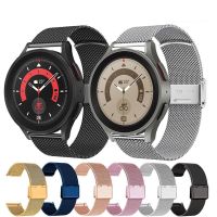 20mm Mesh Strap For Samsung Galaxy Watch 4 4 5 Pro 40MM 44MM Active 2 Milanese Band For Samsung Watch 4 Classic 42mm 46mm Strap Straps