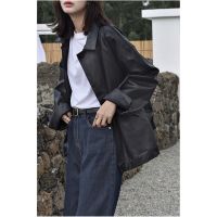 Spot Factory Outlet Leather Jacket 2022 Spring And Autumn European Station Female Handsome Short Locomotive Korean