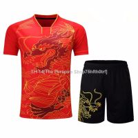 ▬ﺴ✠ nrk8 Men Sport Tracksuit Jersey Badminton Shirt Uniforms Set Table Tennis Clothes∨