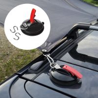 1/2/4pcs Outdoor Car Mount Luggage Tarps Tents with Securing Hook Universal for Car Truck Suction Cup Anchor Heavy Duty Tie Down