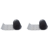 2X Household Garden Cat Scat Mat Prickle Strip Anti Cat Dog Repellent Deterrent Spike Mat Garden Flower Plant-Black