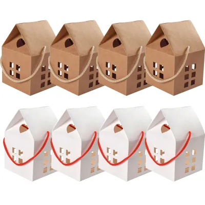 Party Decoration Supplies Gift Wrapping Supplies Xmas Party Decorations Christmas Candy Boxes Cookie Packaging Supplies
