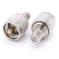 【Be worth】 NRCLHR Technologies Rf Coaxial Coax อะแดปเตอร์ Uhf F Pl259 So239 Uhf ตัวผู้ถึง F แจ็คตัวเมียเรือเร็ว