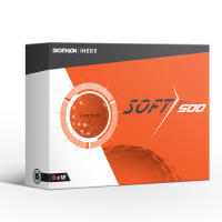 INESIS ลูกกอล์ฟนิ่ม 12 ลูก Soft 500 Golf Ball X12 - Orange