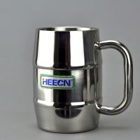 free shiping 500ML stronger handle Double Wall Stainless Steel Tankard,coffee mug ,beer mug/cocktail cup with handle