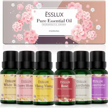 Sandalwood Essential Oil, ESSLUX Aromatherapy Essential Oils for Diffuser,  Massage, Incense, Candle Making, Perfume, 30 ml