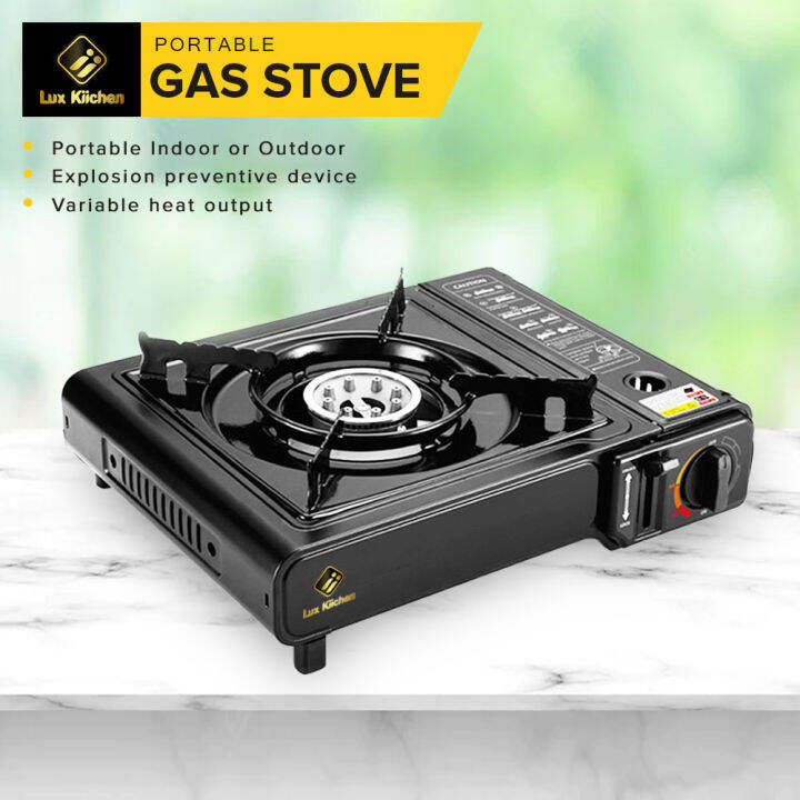 Lux Kiichen 2 in 1 Portable Gas Butane Gas Stove Hobs outdoor Camping