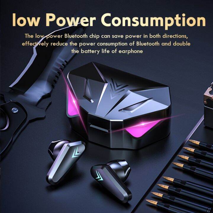 ซื้อ-1-ประหยัด-20-ใหม่-ชุดหูฟังสำหรับเล่นเกม-latency-ต่ำ-tws-ชุดหูฟังสเตอริโอไร้สายสำหรับเล่นเกม-x15-หูฟังสำหรับเล่นเกมในหู