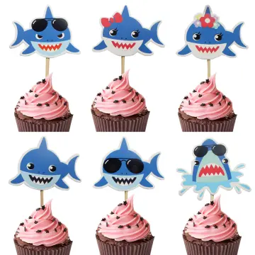 Buy Birthday Cake Decoration Baby Shark Online Lazada Com My