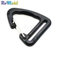 1Plastic Gesper Kait Climbing Carabiner Tergantung Keychain Link Ransel Tali Anyaman 25mm