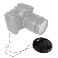 49 52 55 58 62 67 72 77 82 86mm center pinch Snap-on cap cover for canon nikon sony camera Lens without logo