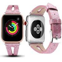 №﹉ Dla Apple Watch Band Brand pasek 44mm 38mm 40mm 42mm Iwatch serii 3 4 5 SE 6 modna bransoletka Correa Apple Luxury Band