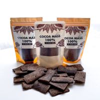 ‼️ช็อกโกแลตไร้น้ำตาล ไร้นม แพ้นมทานได้‼️ คีโต Cocoa Mass, เนื้อโกโก้ 100%(Dark chocolate)