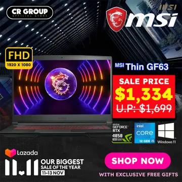 Msi Thin Gf63 15.6 Gaming Notebook Fhd 144hz Intel Core I5-12450h