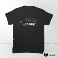 New Gr Yaris Silhouette White T-Shirt Punk Rock Tee Adult Mens Summer Style Cotton T Shirt S-Xxl Black New XS-4XL-5XL-6XL