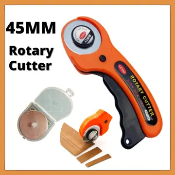 45mm Roller Cutter Stainless Steel Blade Quilters Scissors Tailor  Professional Sewing Fabric Cutting Tools