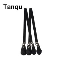 Tanqu 1 pair Concise Ring Leather Belt Handle Metal Ring Drops for Classic Mini Obag Basket City Chic Women Handbag O Bag