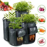 【LZ】 Potato Growth Bag Vegetable Cultivation Planting Bag Fabric Bags Garden Seedling Pot Plant Growing Bag Farm Tool Garden Pots