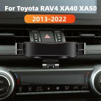 ที่วางโทรศัพท์ในรถสำหรับโตโยต้า XA40 RAV4 XA50 2019 2022ขาตั้ง GPS อุปกรณ์เสริมโทรศัพท์มือถือรองรับการหมุนได้