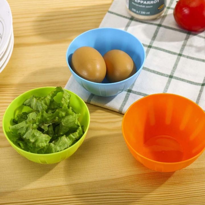 hot-qikxgsghwhg-537-6ชิ้นชามพลาสติกแบบพกพานำมาใช้ใหม่ที่มีสีสันชามปรุงรสสำหรับใช้ในครัวเรือนครัวใช้ในบ้าน