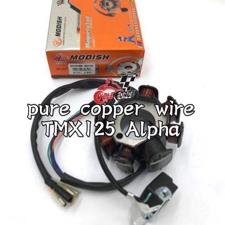 Pure copper wire stator coil Tmx 125 Alpha for motorcycle Lazada PH