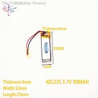 Polymer lithium ion battery 90mAh 3.7V 401225 381225 Liter energy CE FCC ROHS MSDS quality [ Hot sell ] Makita Power