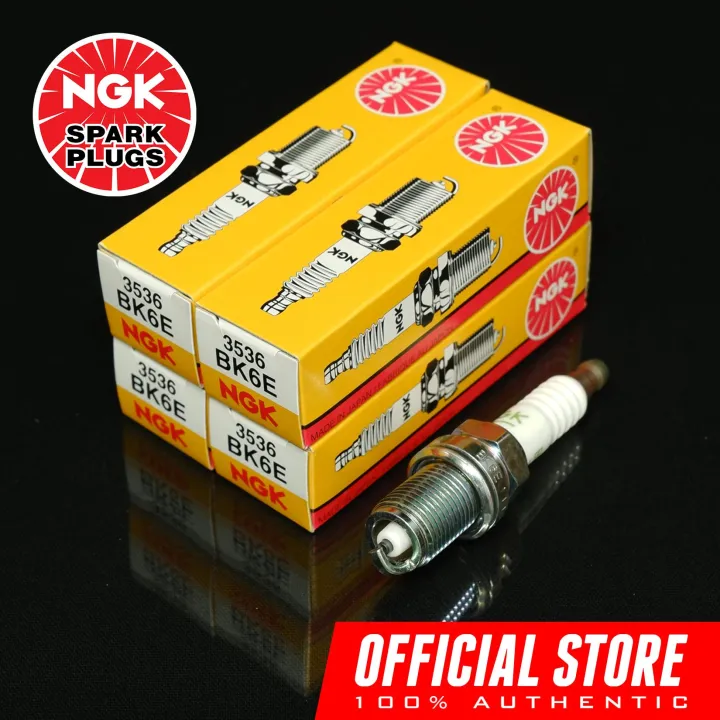 NGK BK6E Standard Spark Plugs for Mitsubishi Galant V6, Suzuki Vitara